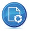 Document process icon midnight blue prime round button