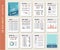 Document Report Layout Templates mockup Set