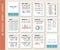 Document Report Portrait Layout Templates Mockup Set