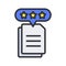 Document Review Icon Image.