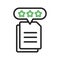 Document Review Icon Image.