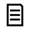 Document sheet black icon .