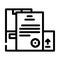 documentation wholesale line icon vector illustration