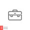 Documents bag icon. Business Briefcase, office bag, Work Portfolio Suitcase symbol