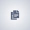 Documents, Paper, vector best flat icon