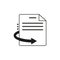 Documents recovery icon. Restore, recover sign. Information backup from file and doc icon. Vector illustration. EPS 10.