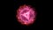 Dodecagon fire around power magic weapon pink powerful