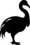 dodo Black Silhouette Generative Ai