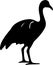 dodo Black Silhouette Generative Ai