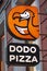 dodo pizza logo sign cafe delivery brand name company