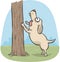 Dog Barking Up a Tree