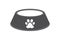 Dog, cat, animal or pet, food bowls, vector illustration. Badge. Web design