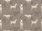 Dog Cretan Hound Background Seamless Wallpaper