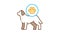 Dog Footprint Icon Animation