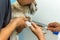 Dog get vaccinated against