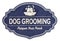 Dog Grooming Sign Vintage Enamel Retro Puppies Bath