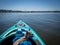 Dog In Kayak on Puget Sound