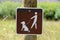 Dog on leash sign