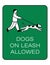 Dog owner sign