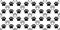Dog Paw seamless pattern vector footprint heart valentine cat kitten puppy bear scarf isolated cartoon repeat wallpaper tile backg