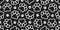 Dog Paw seamless pattern vector footprint kitten puppy tile cartoon background isolated repeat wallpaper illustration black