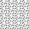 Dog seamless pattern footprint bone black and white wallpaper background repeat print  vector