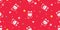 dog seamless pattern french bulldog Christmas scarf Santa Claus hat vector footprint star snowflake cartoon puppy pet doodle