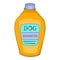 Dog shampoo icon, cartoon style