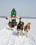 Dog sledding