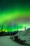 Dog Sleds And Northern Lights