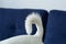 Dog tail, closeup. Dog rear, cute dog white tail, Doggy fur texture. Big tail fur of jack russell terrier. Small dog tail horizont