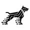 DOG techno crypto cool vector logo