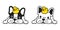 Dog vector french bulldog duck rubber icon cartoon character puppy logo doodle illustration