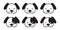Dog vector french bulldog icon head cartoon character Dachshund logo illustration