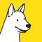 Dog vector icon logo hound bulldog cartoon illustration pop art doodle