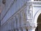 Doge`s Palace colonnade Venice Italy