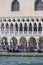 Doge`s Palace on Piazza San Marco, boulevard with tourist, Venice, Italy