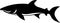 dogfish Black Silhouette Generative Ai