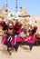 Dogon ritual dance with masks, Mali, Africa