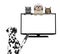Dogs and cats watching television