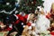 Dogs with christmas greetings