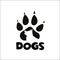 DOGS footprints exclusive logo