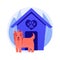 Dogs friendly place vector concept metaphor