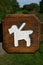 Dogs on leads sign