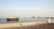 Doha Corniche locals and boat
