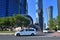 Doha, Qatar - Nov 24. 2019. Traffic on Al Corniche Street, one of the main streets on West Bay