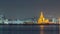 Doha skyline with the Islamic Cultural Center timelapse in Qatar, Middle East