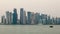 Doha skyline time lapse