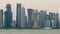 Doha skyline time lapse