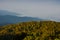 Doi Inthanon and morning mist, mountain in Thailand